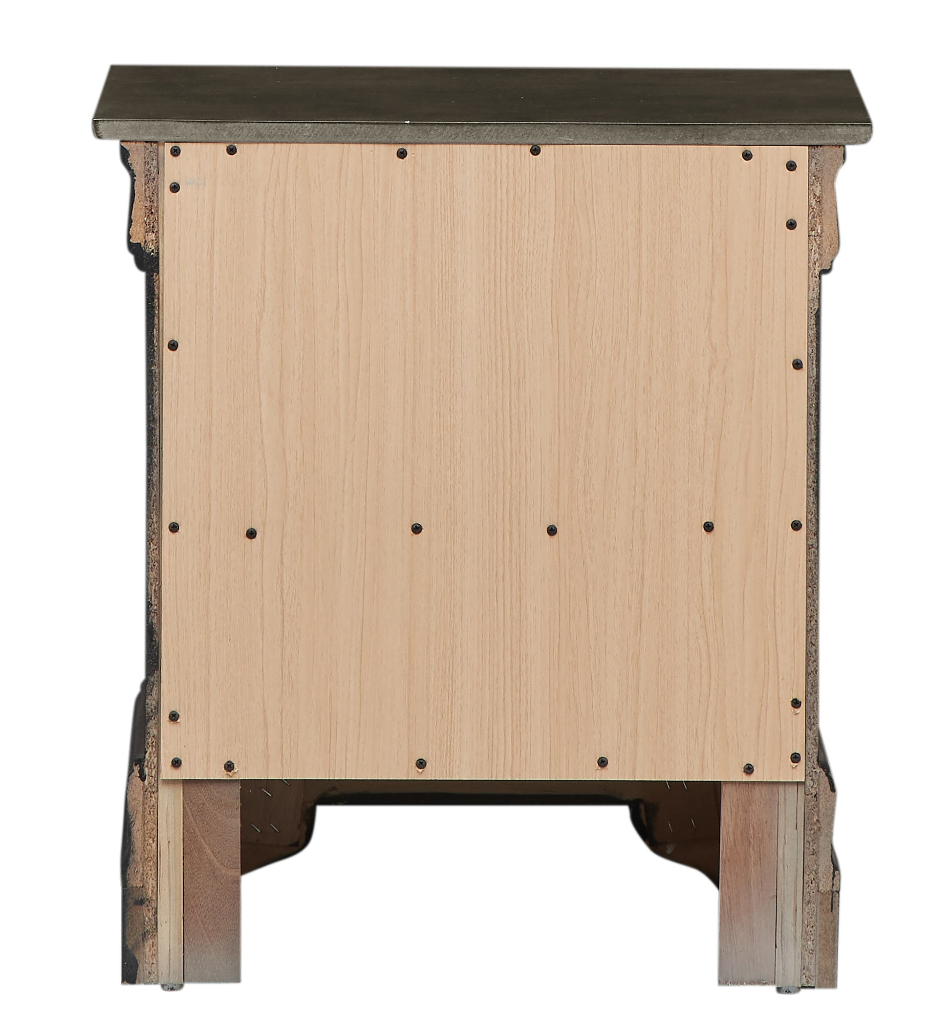Gray Nightstand with Storage - 24" Height for Bedroom