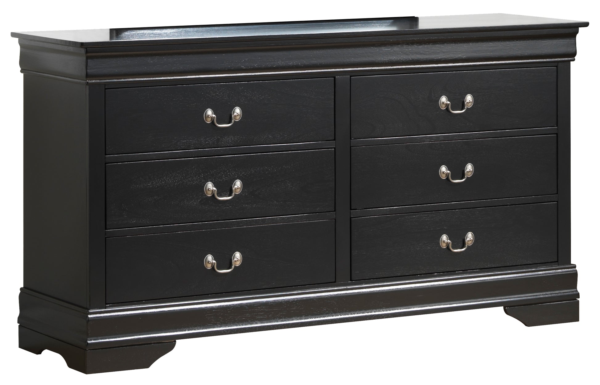 Elegant Traditional Black Storage Dresser