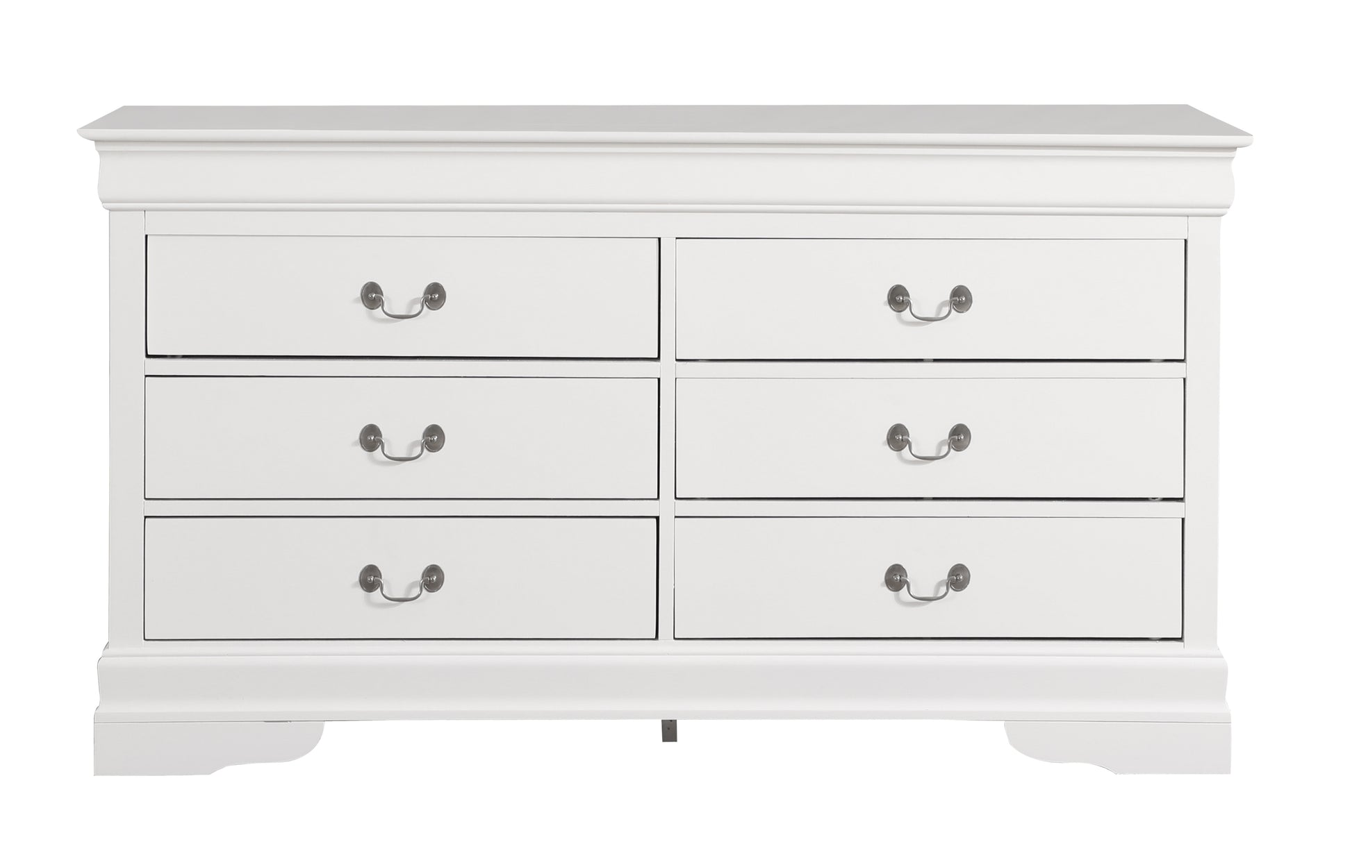 White Particle Board Traditional Dresser for Bedroom Storage