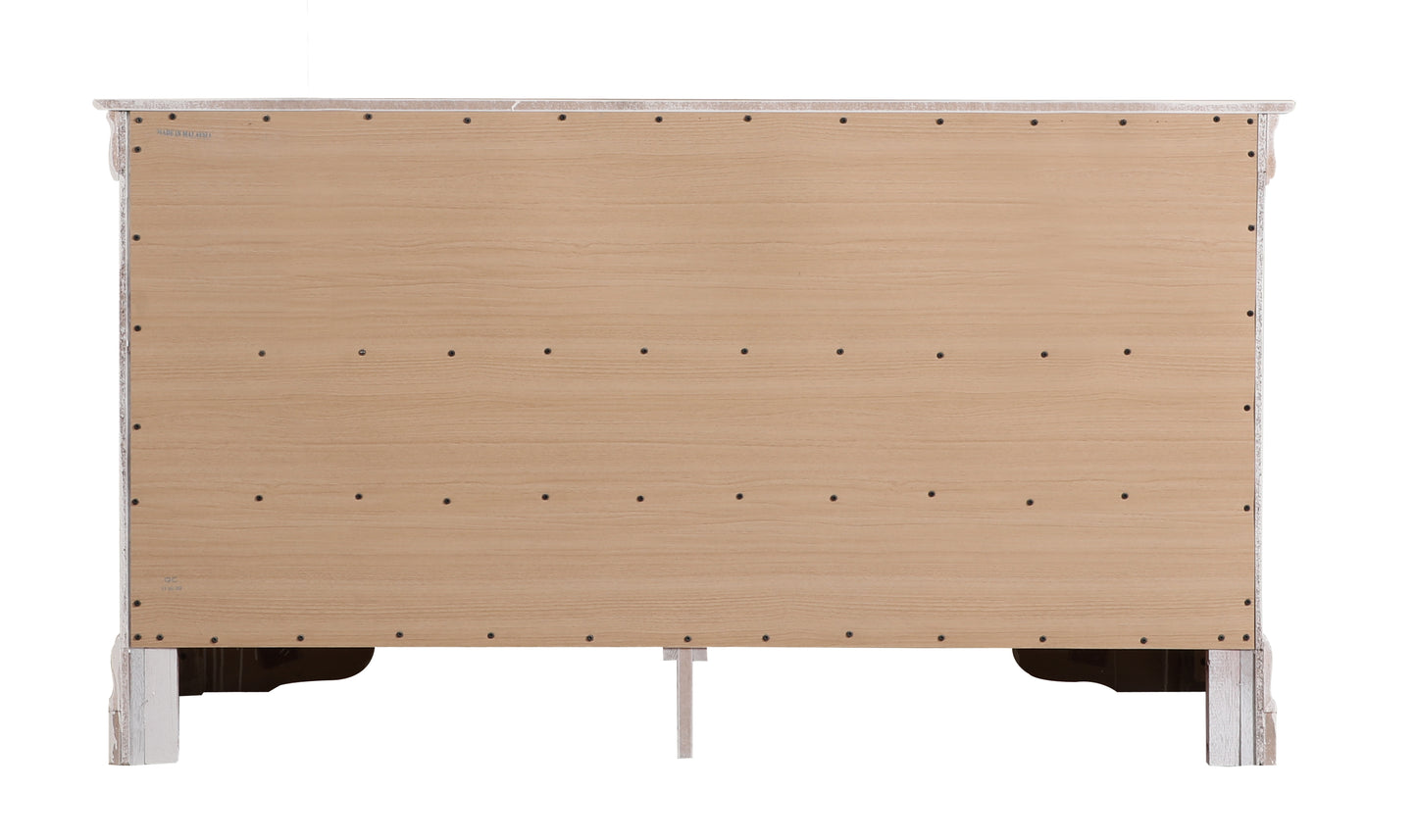 White Particle Board Traditional Dresser for Bedroom Storage