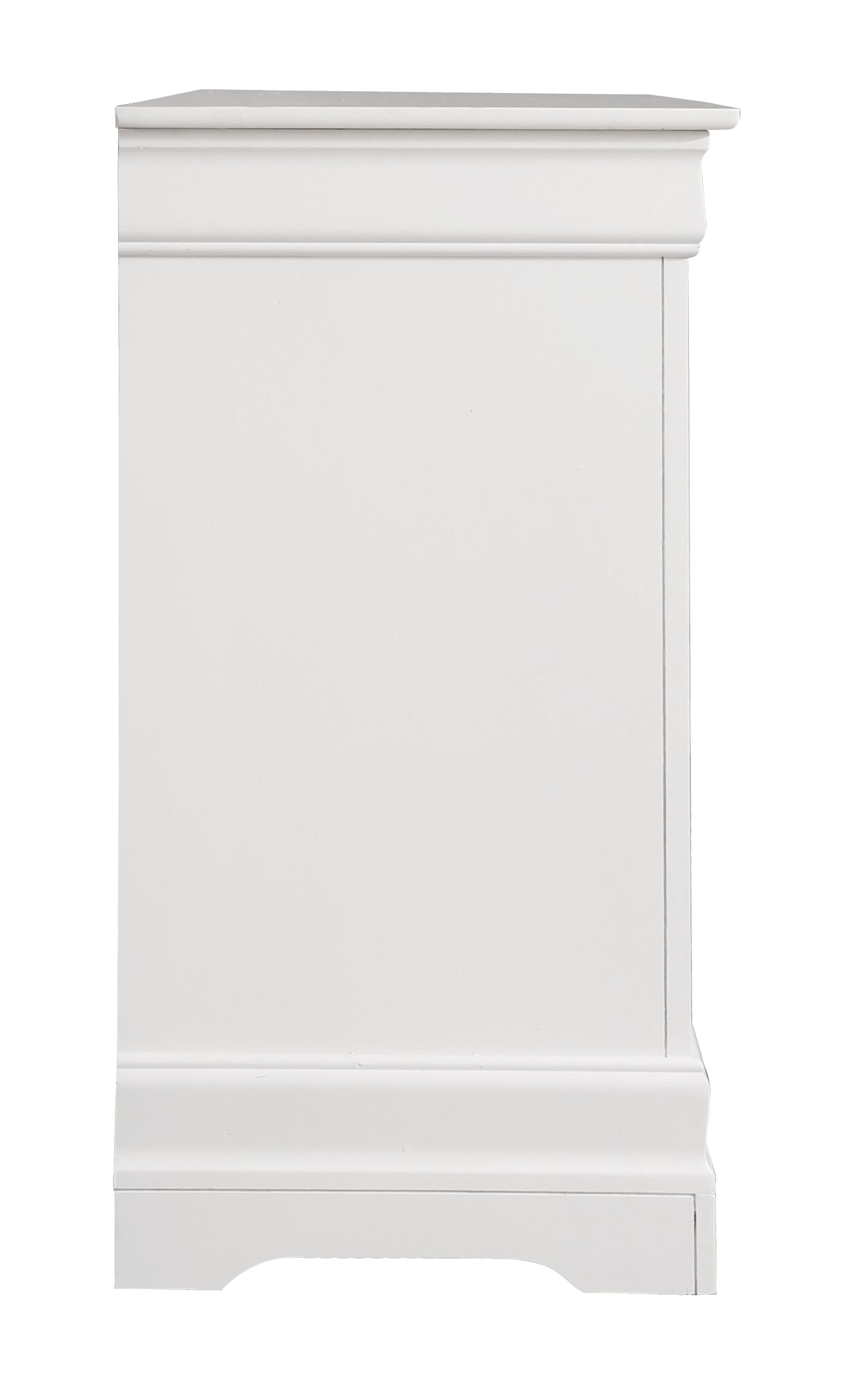White Particle Board Traditional Dresser for Bedroom Storage