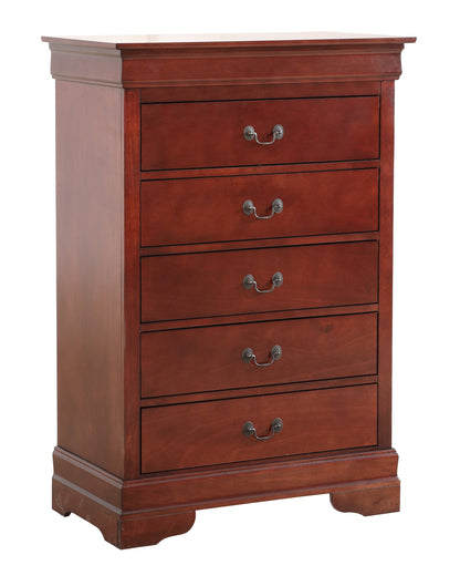 Louis Phillipe G3100-CH Chest - Cherry Dresser Storage