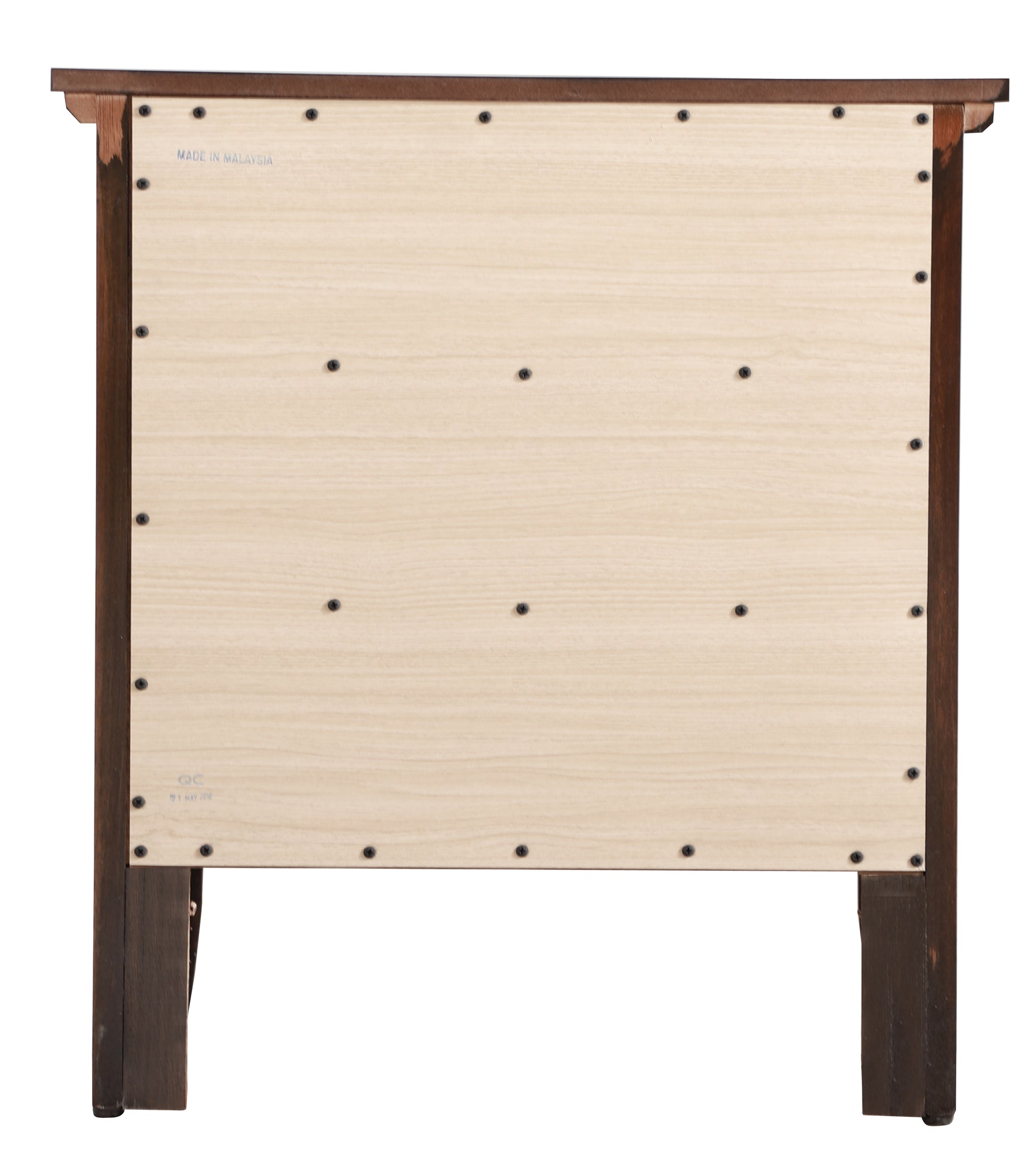 Cappuccino 3 Drawer Nightstand - 24" Wide for Bedroom