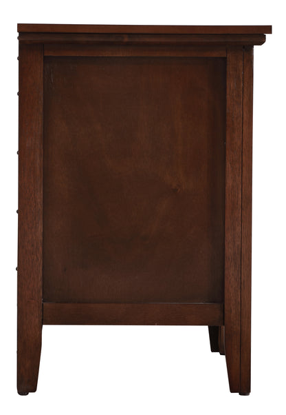 Cappuccino 3 Drawer Nightstand - 24" Wide for Bedroom
