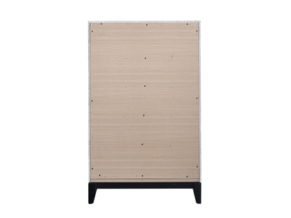 51" White Wood Dresser Chest - Bedroom Storage