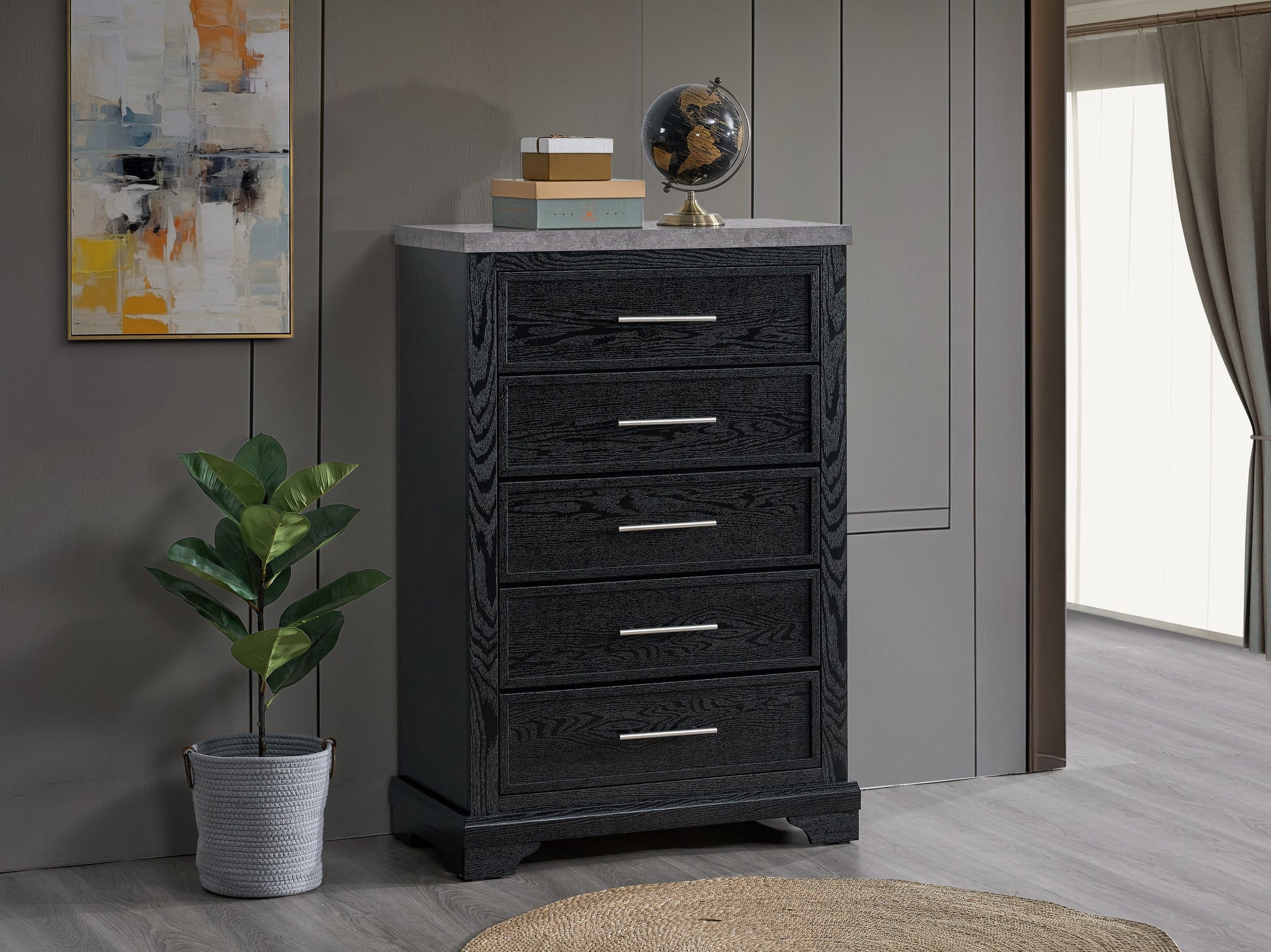 Grande G003500-CH Chest , Black
