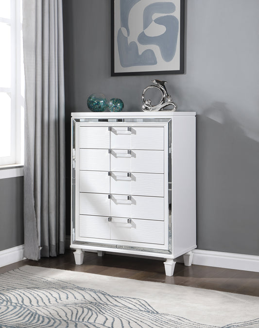 Genoa G05790-CH Chest , Sparkling White