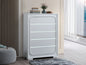 Milan G08590-CH CHEST , White