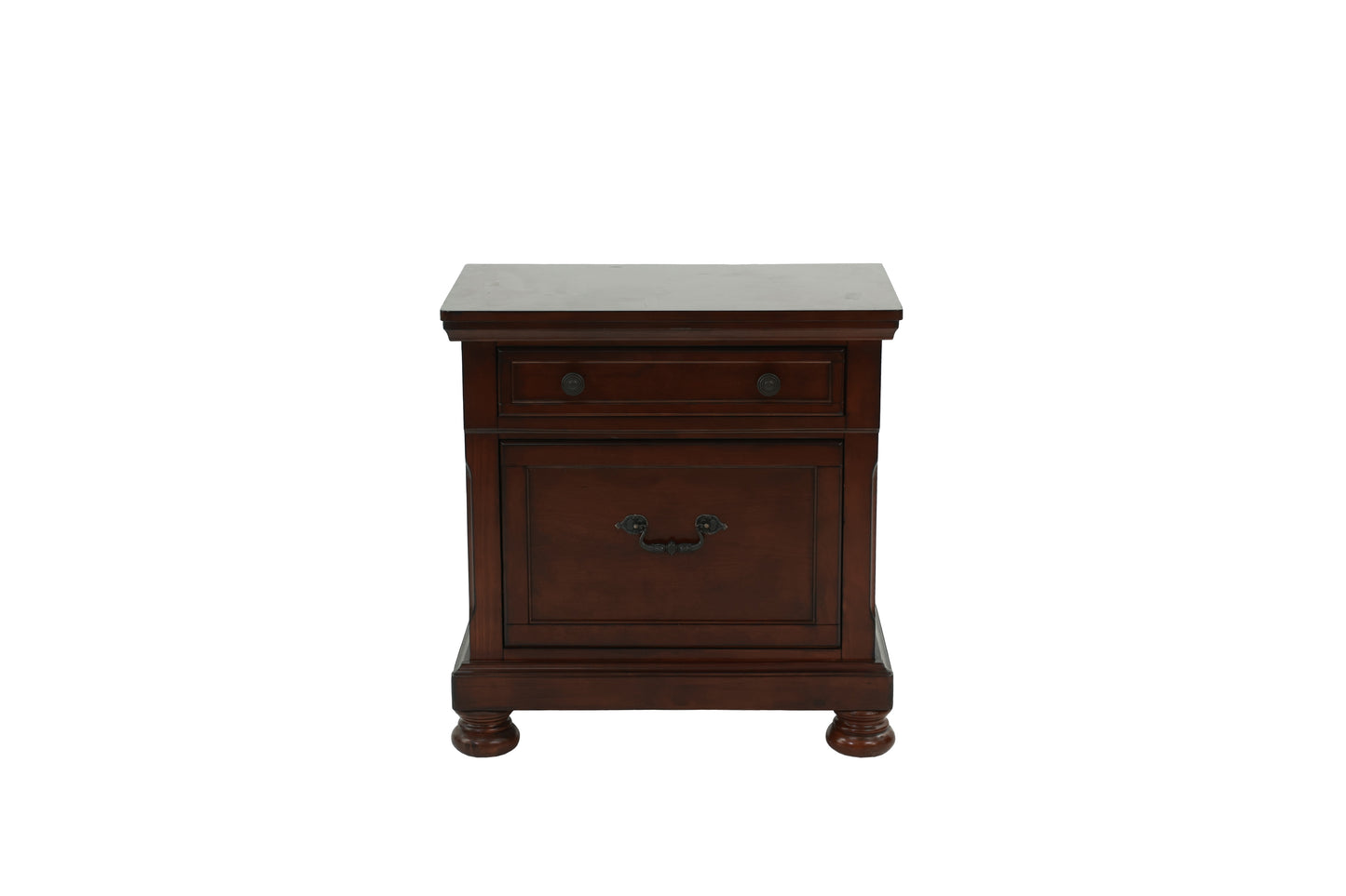 Antique Cherry Wood Nightstand - 29" x 18" for Bedroom