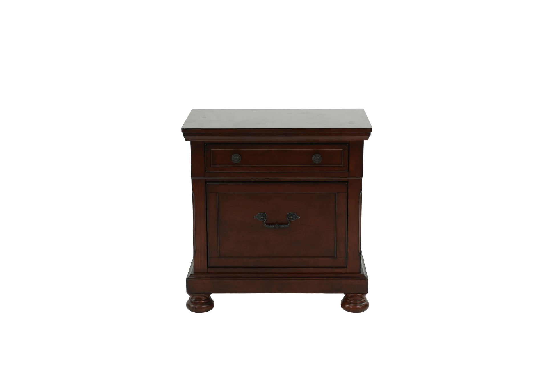 Antique Cherry Wood Nightstand - 29" x 18" for Bedroom