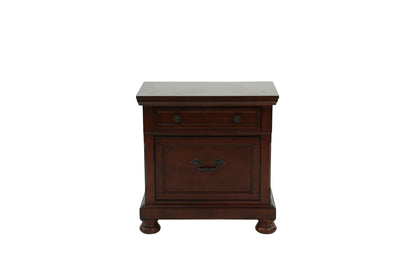 Antique Cherry Wood Nightstand - 29" x 18" for Bedroom