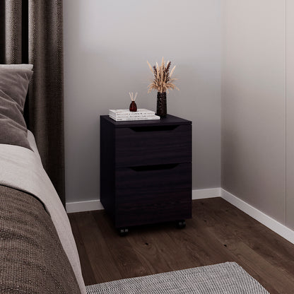 Ovid Nightstand, BedrooM, Black