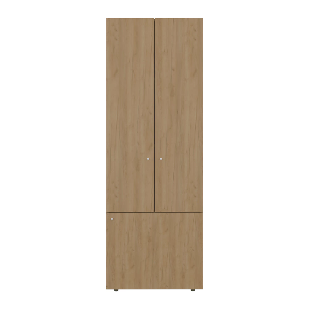 Soham Closet System Duo Dresser - Beige Engineered Wood Storage