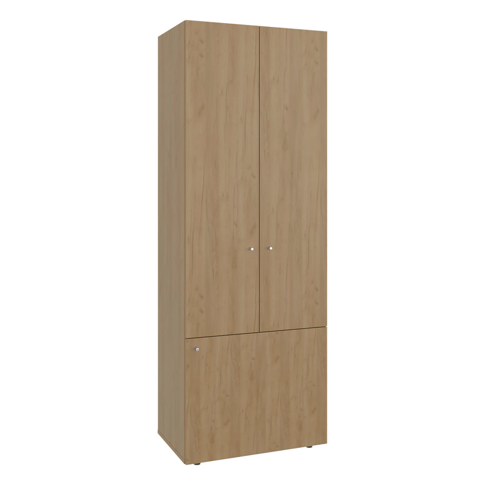Soham Closet System Duo Dresser - Beige Engineered Wood Storage