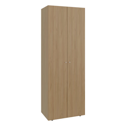 Beige Engineered Wood Dresser with Hanging Rod - 15.8"W x 23.6"D x 24.9"H for Bedroom