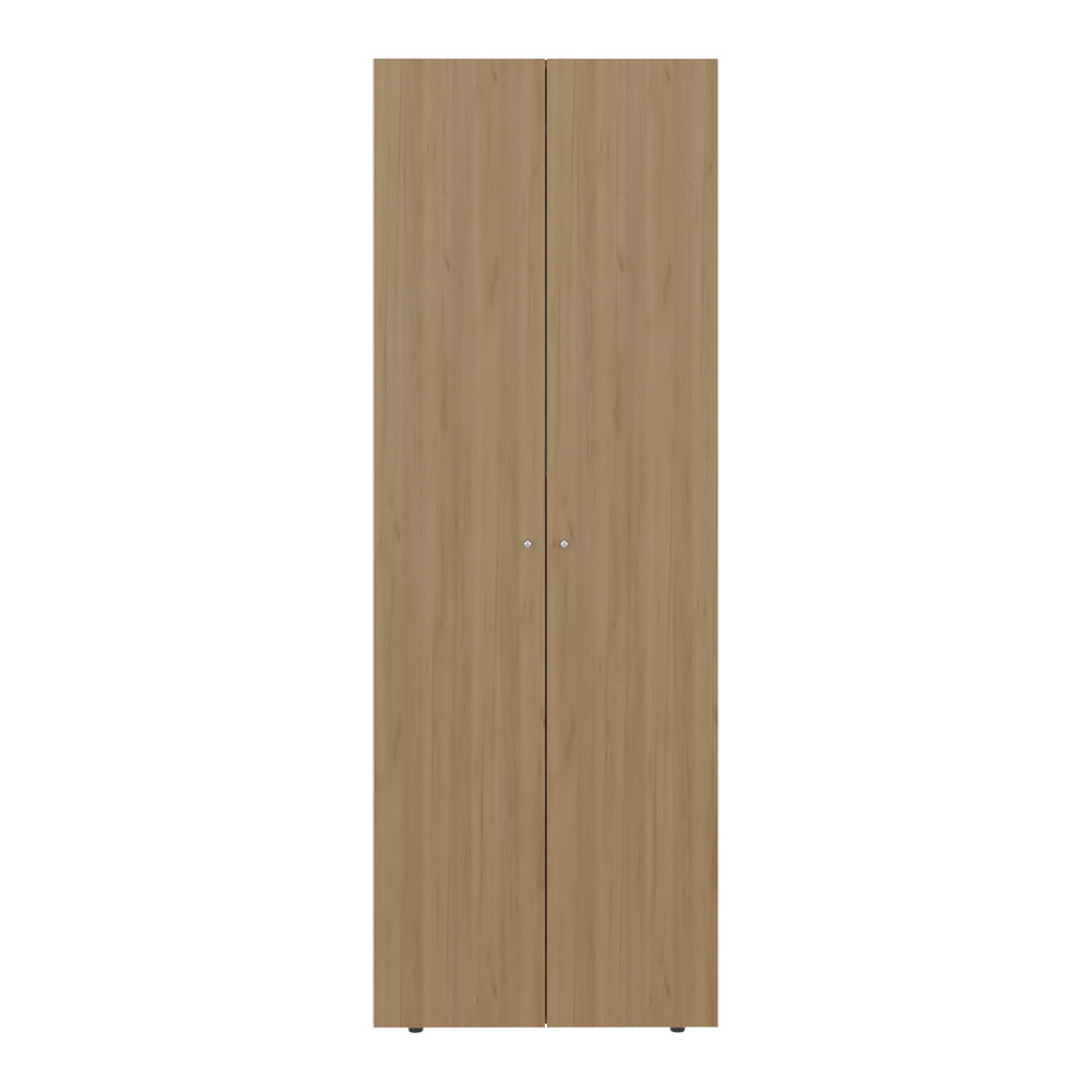 Beige Engineered Wood Dresser with Hanging Rod - 15.8"W x 23.6"D x 24.9"H for Bedroom