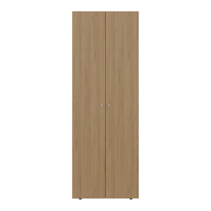 Beige Engineered Wood Dresser with Hanging Rod - 15.8"W x 23.6"D x 24.9"H for Bedroom
