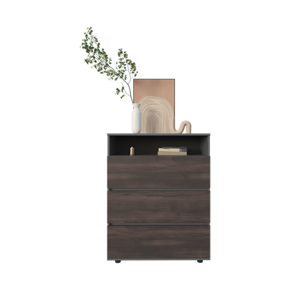 Gray Engineered Wood Dresser - 31.5" Wide for Bedroom