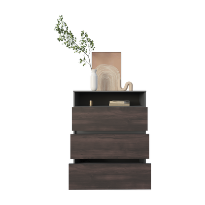 Gray Engineered Wood Dresser - 31.5" Wide for Bedroom