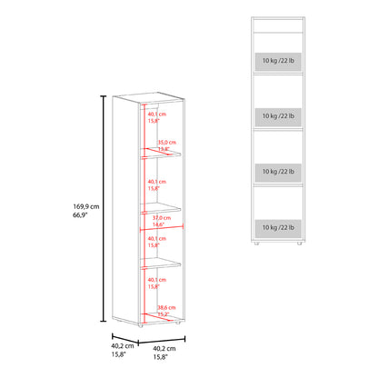 Jasmine Wardrobe with Mirror - Tall Storage Dresser