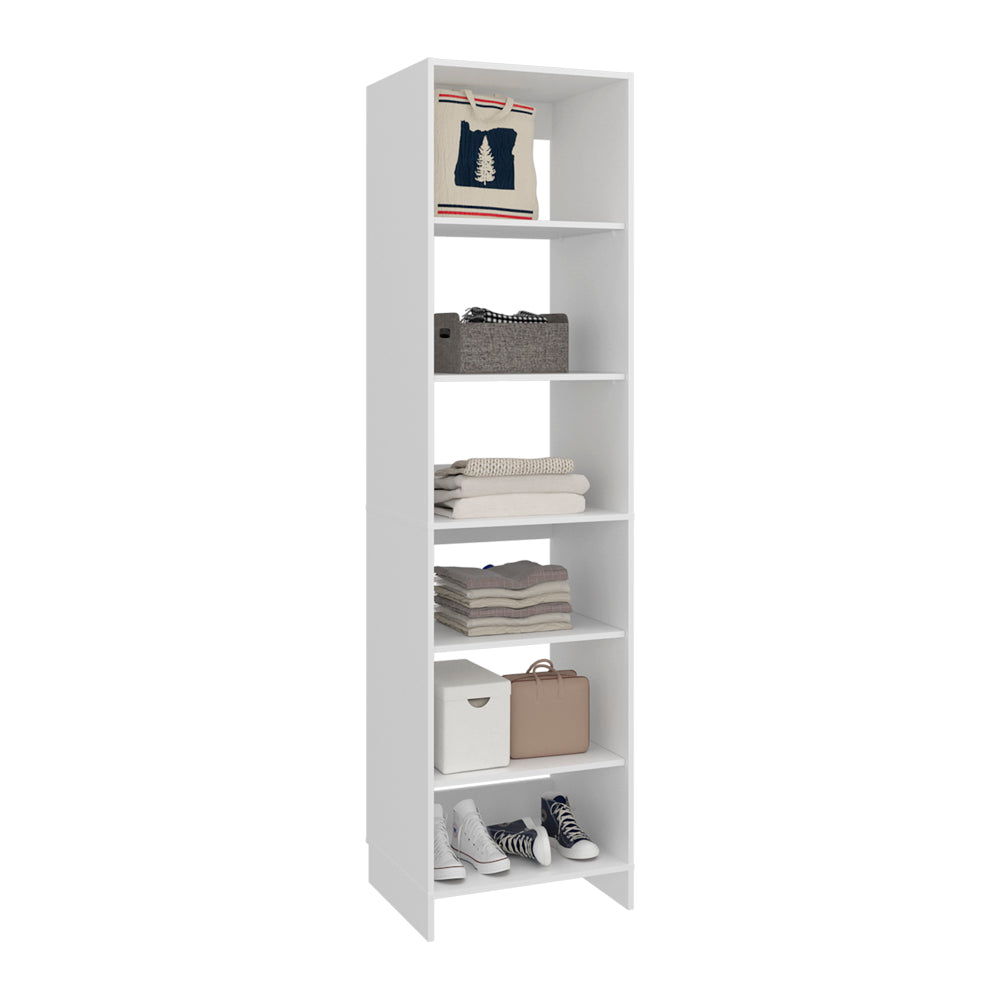 White Maplewood Closet Slim Dresser - 84.1" Tall for Bedroom