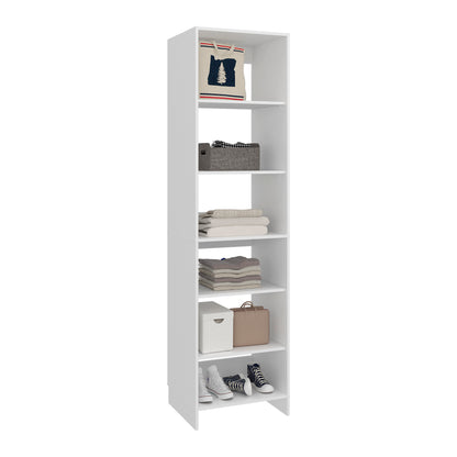 White Maplewood Closet Slim Dresser - 84.1" Tall for Bedroom