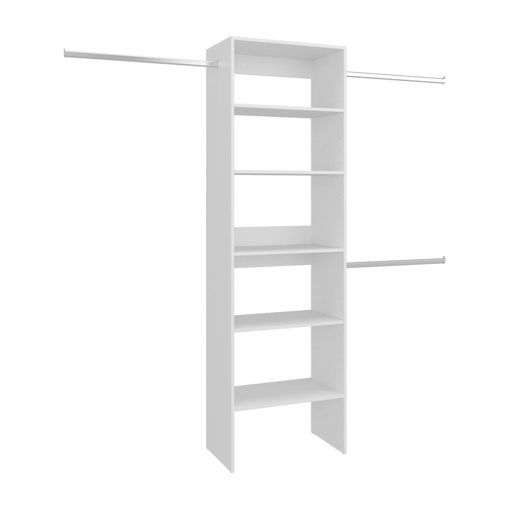 Cassville Closet System Dresser - White Engineered Wood for Bedroom