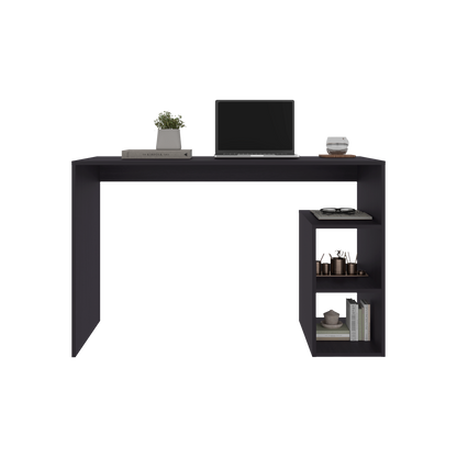 Rolla Desk Orquidea - Modern Black Office Storage for Home Office