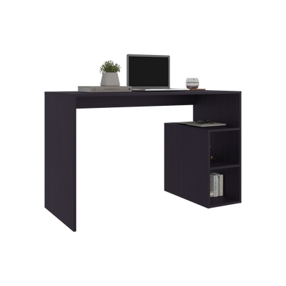 Rolla Desk Orquidea - Modern Black Office Storage for Home Office