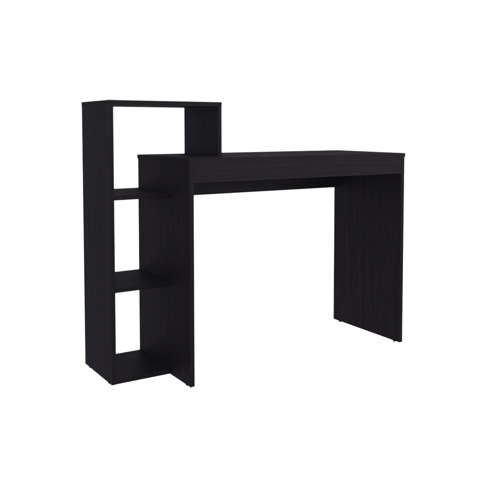 Black Foxburg Desk - Office Storage Table for Home Office