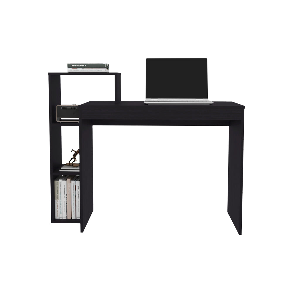 Black Foxburg Desk - Office Storage Table for Home Office
