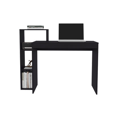 Black Foxburg Desk - Office Storage Table for Home Office