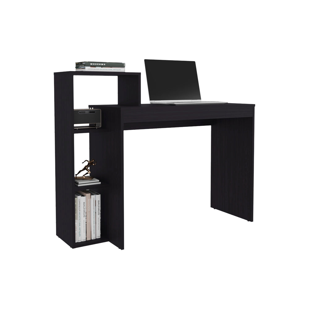 Black Foxburg Desk - Office Storage Table for Home Office