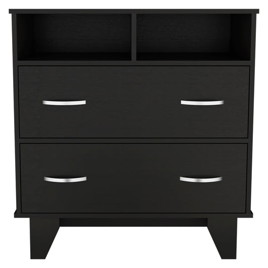 Double Drawer Dresser Arabi, Bedroom, Black