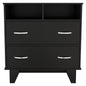 Double Drawer Dresser Arabi, Bedroom, Black