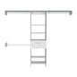 150 Closet System British, Bedroom, Black