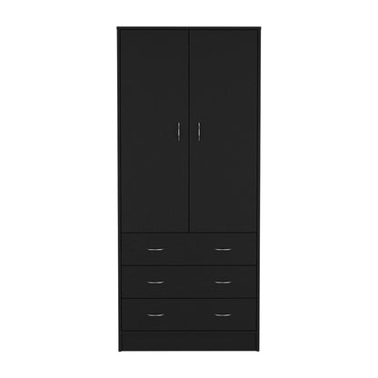 Armoire Ramey, Bedroom, Black