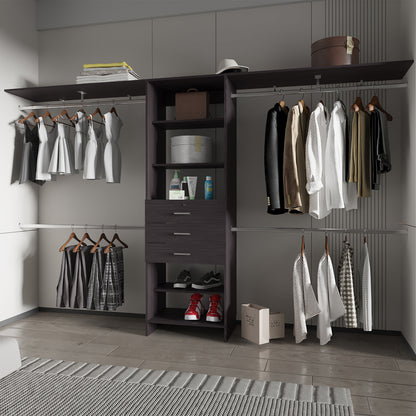 Taos Closet Organization System, Badroom, Black