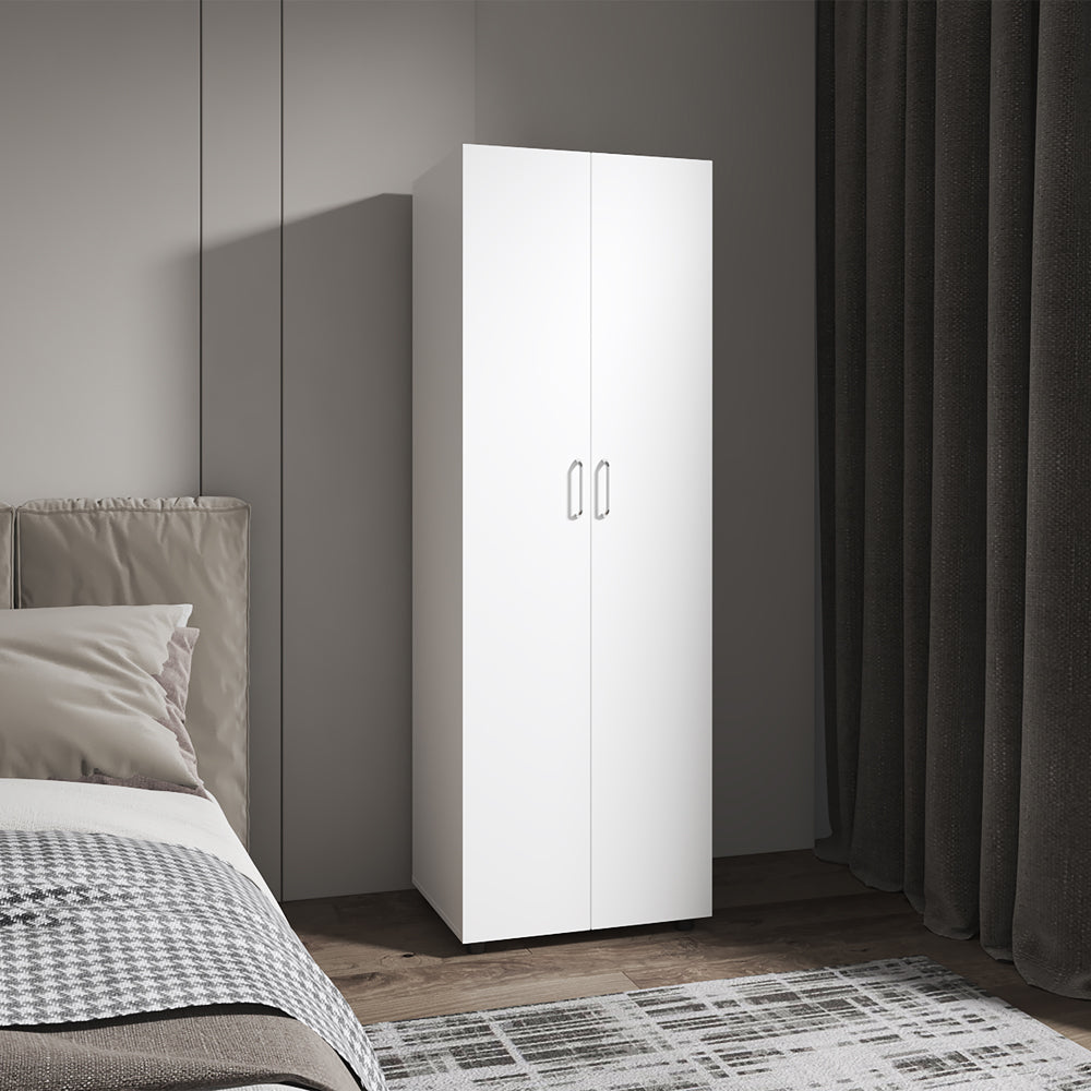 Barkley Slim Armoire,White