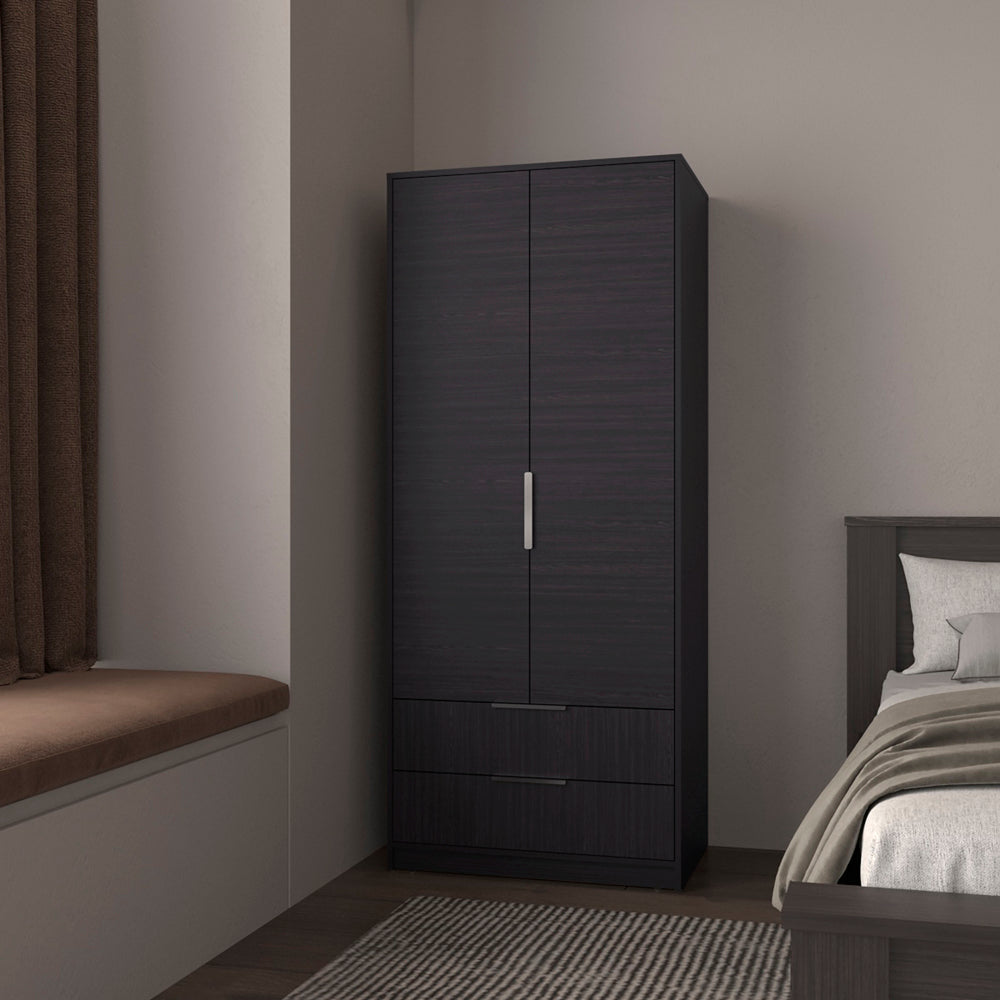 Trappe Armoire, Bedroom, Black