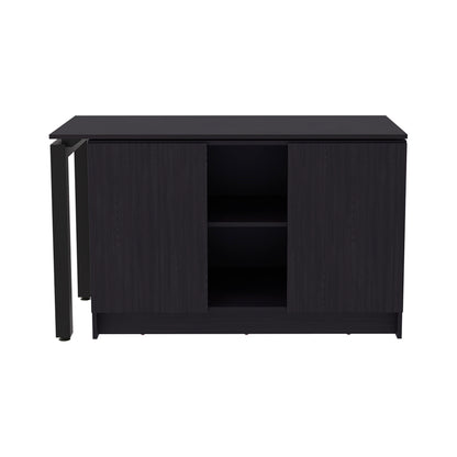 Beattie Desk Nova - Black Rotating Home Office Desk