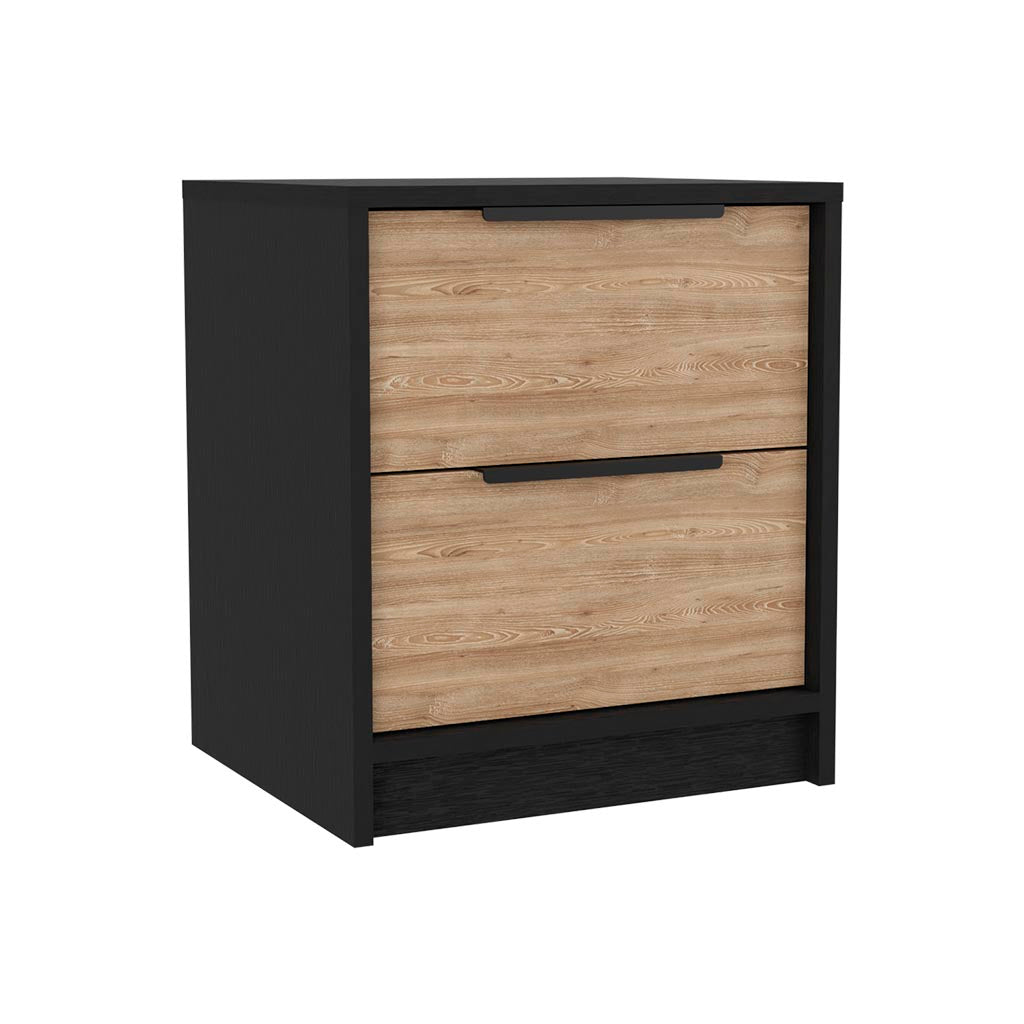 18 Inch Multicolor Nightstand with Two Drawers
