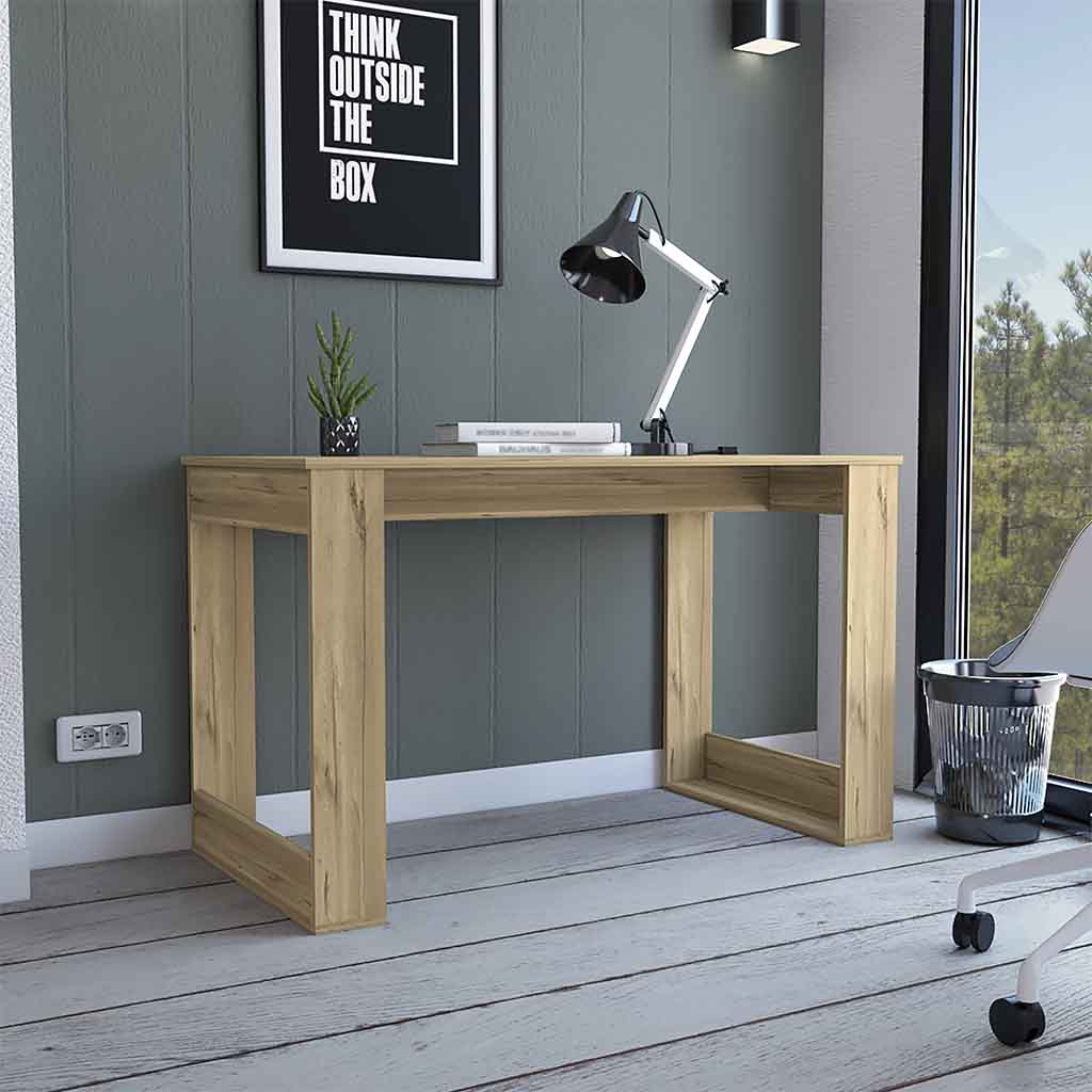 Beige Writing Desk - 47" Work Surface for Home Office