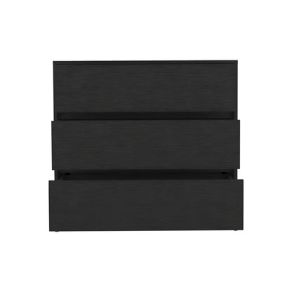 Black 3-Drawer Dresser - Storage & Style