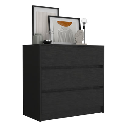 Black 3-Drawer Dresser - Storage & Style