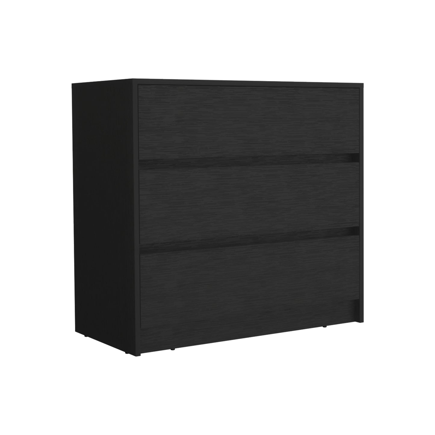 Black 3-Drawer Dresser - Storage & Style