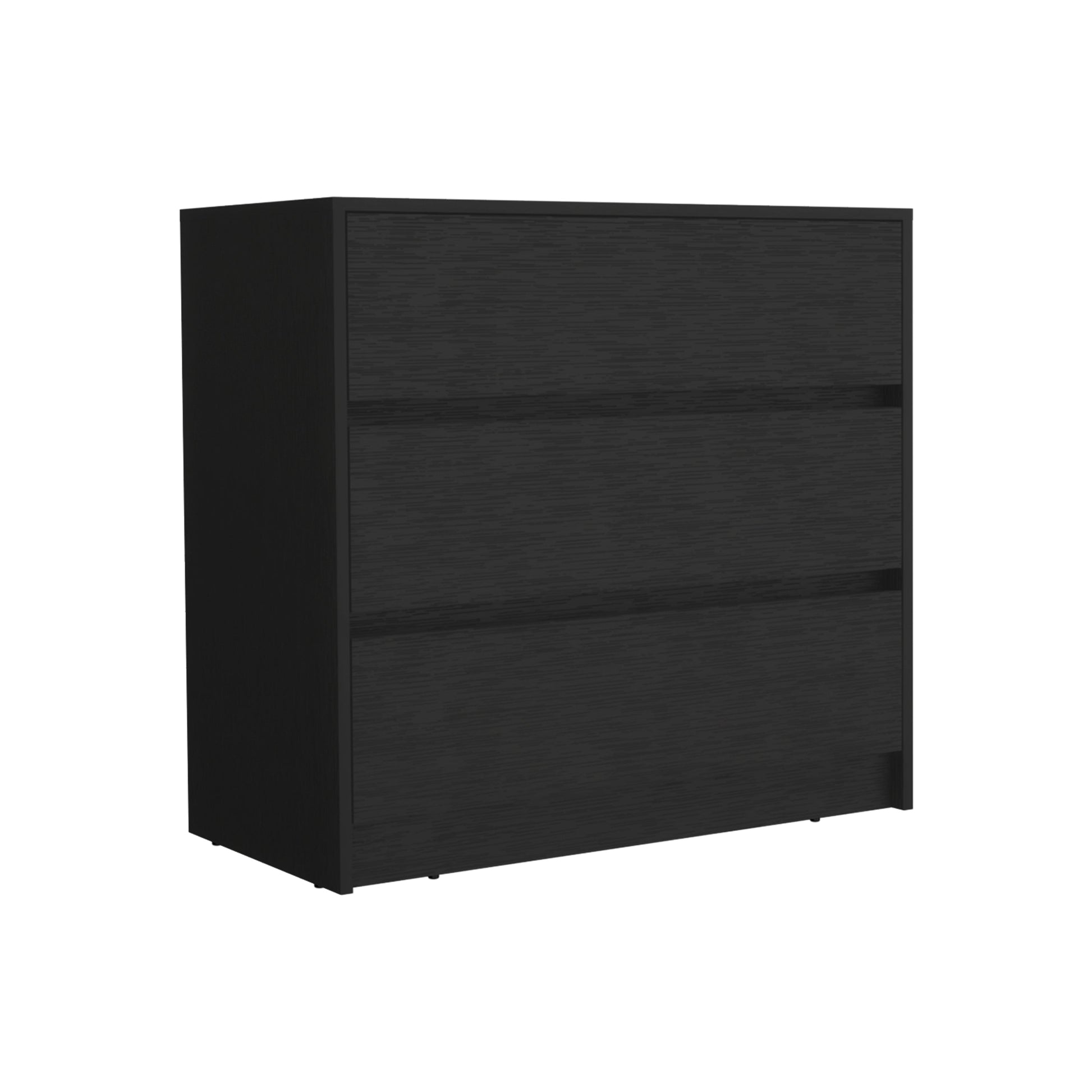 Black 3-Drawer Dresser - Storage & Style