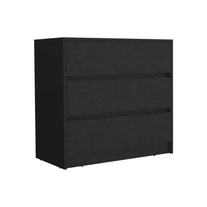 Black 3-Drawer Dresser - Storage & Style