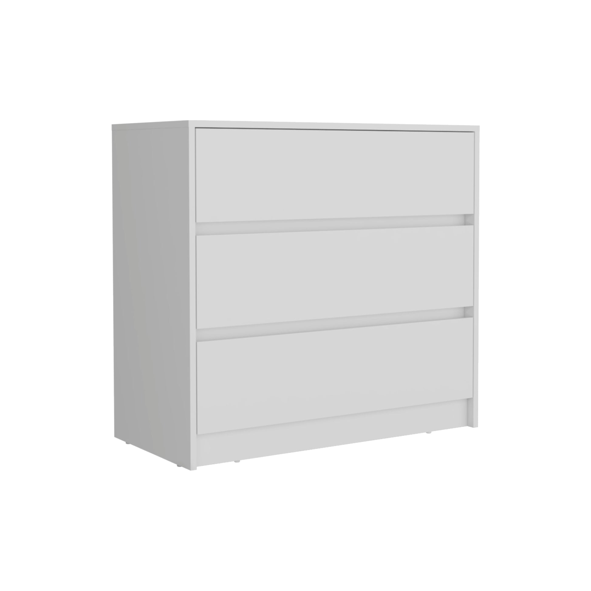 3-Drawer White Dresser - Storage & Style