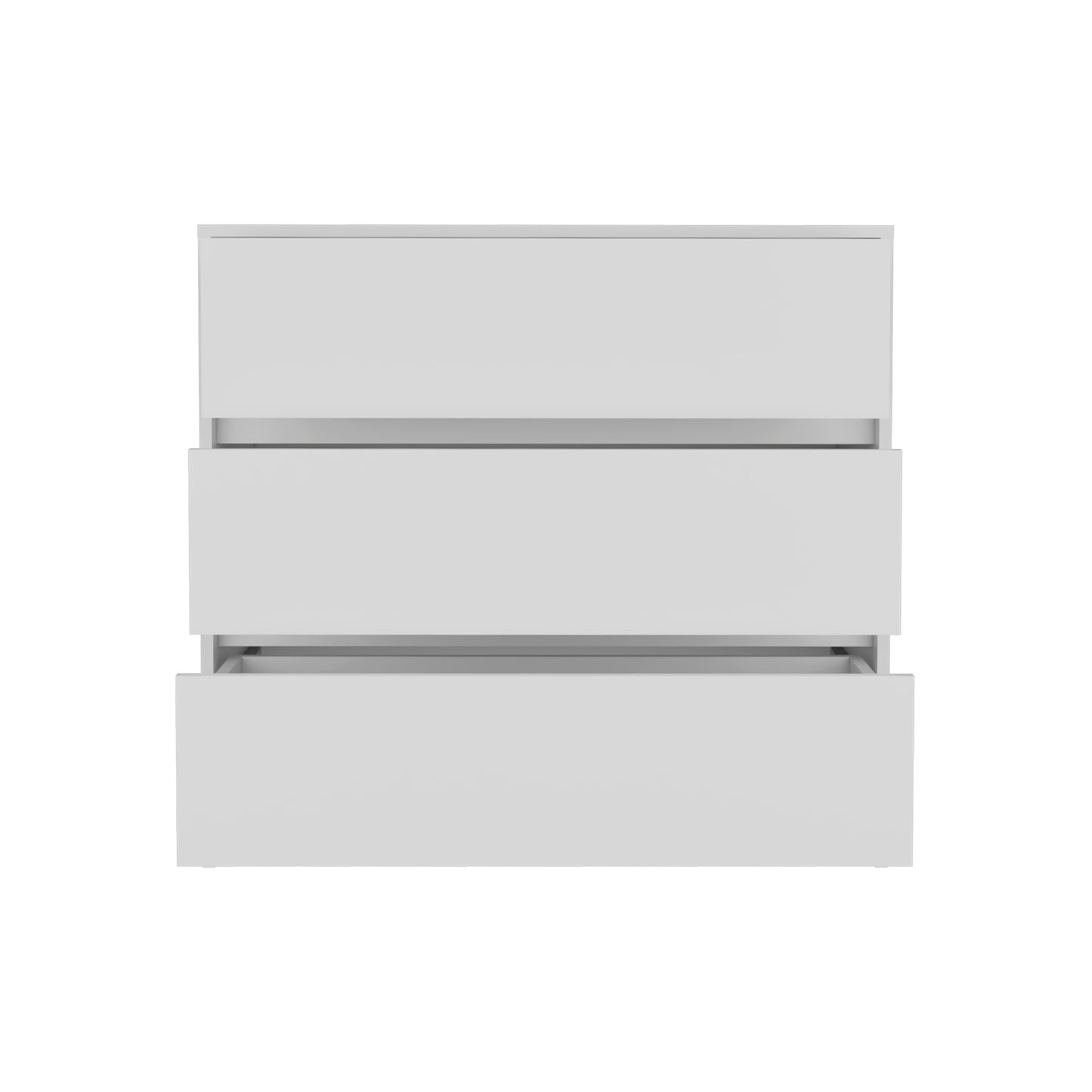 3-Drawer White Dresser - Storage & Style